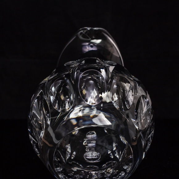 Vintage Cut Crystal Pitcher | West German 24% Lead Crystal | Kitchen Decor - Picture 7 of 10